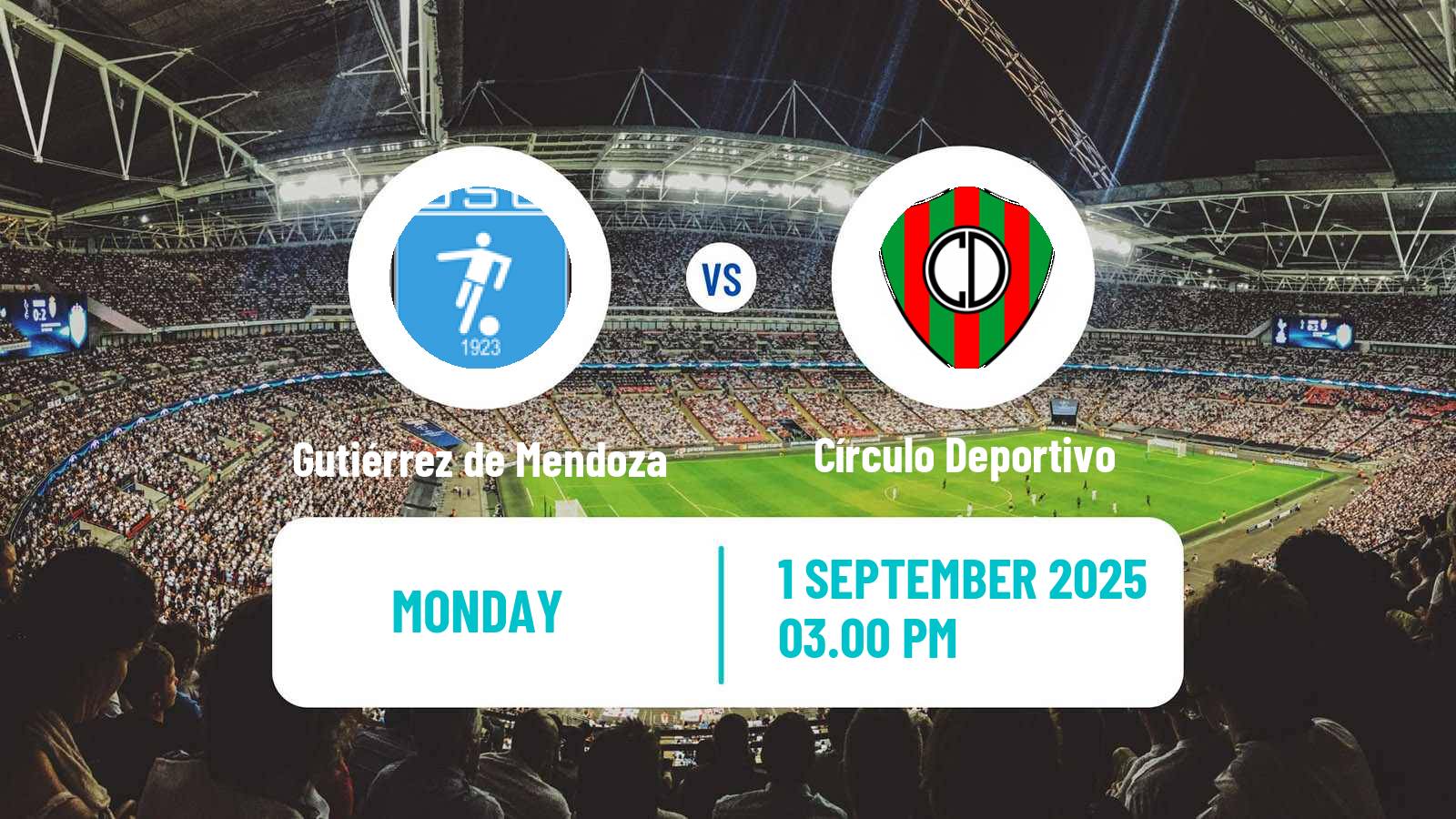 Football Argentinian Torneo Federal Gutiérrez de Mendoza - Círculo Deportivo