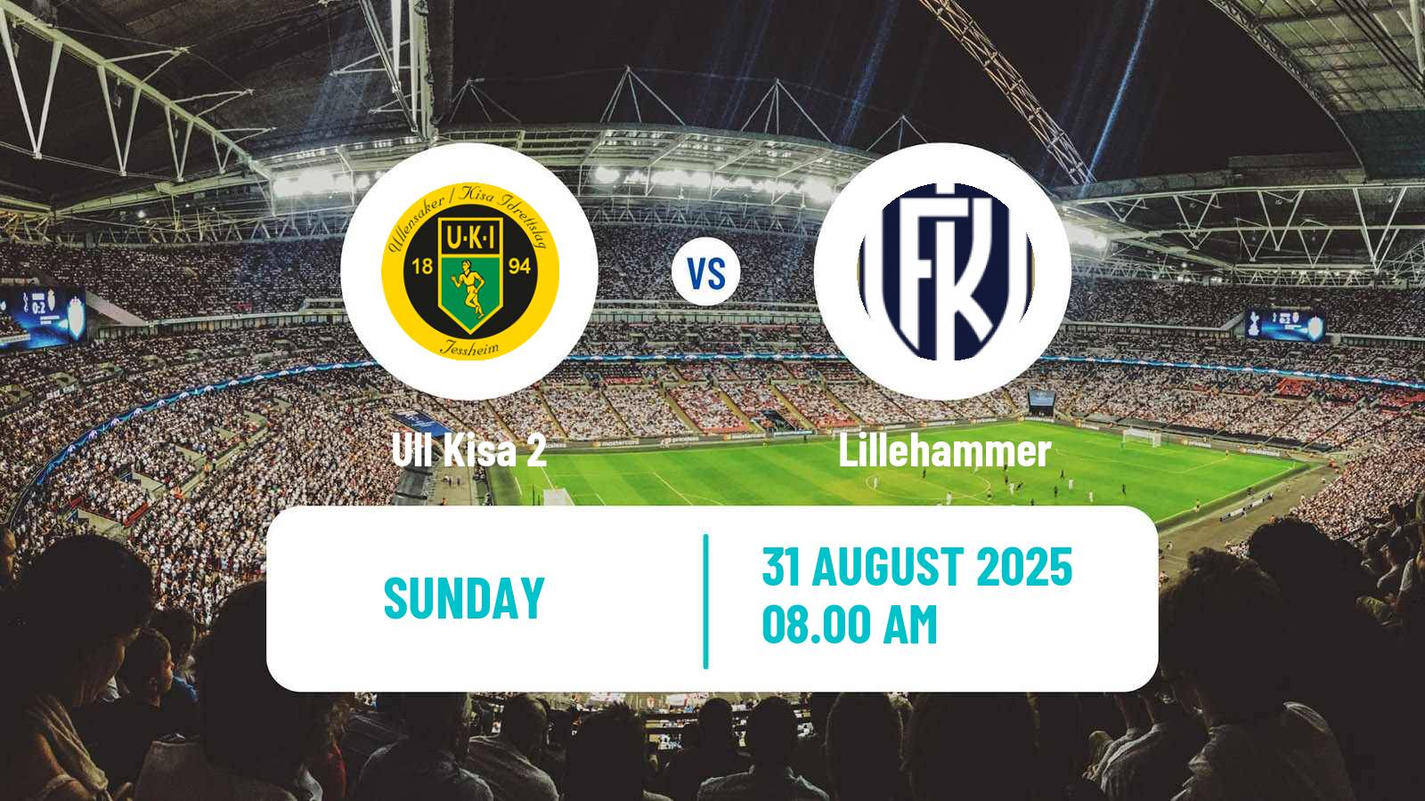 Football Norwegian Division 3 - Group 3 Ull Kisa 2 - Lillehammer