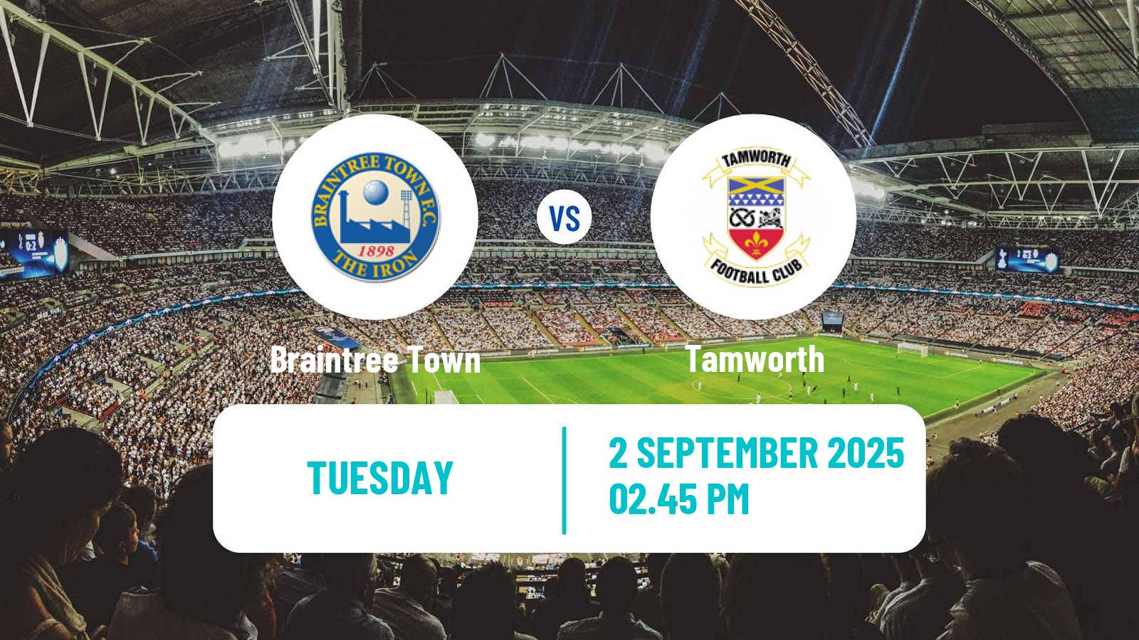 Football English National League Braintree Town - Tamworth