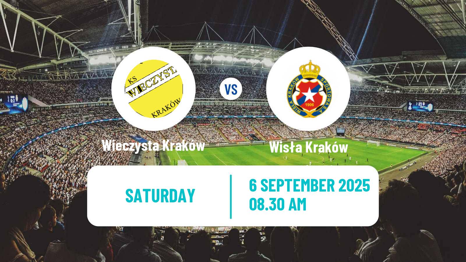 Football Polish Division 1 Wieczysta Kraków - Wisła Kraków