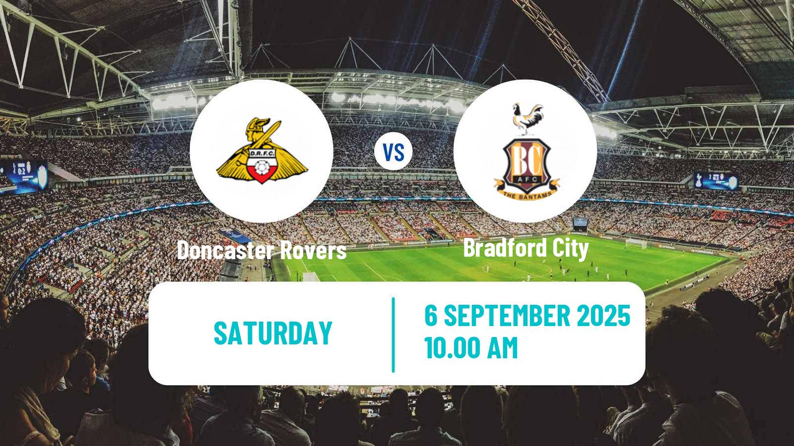 Football English League One Doncaster Rovers - Bradford City