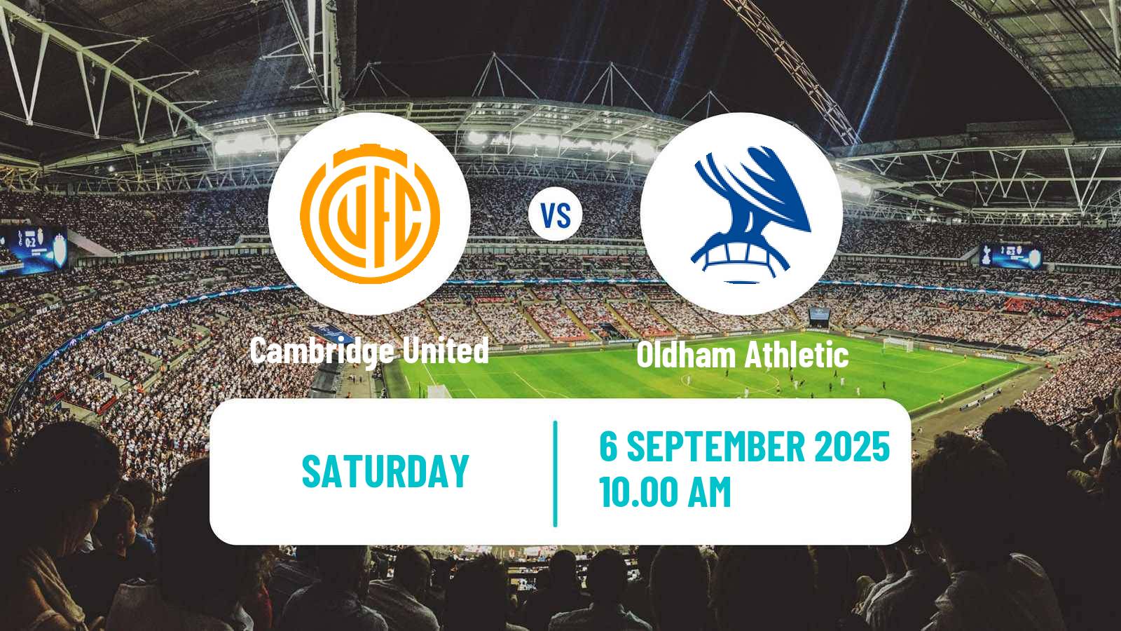 Football English League Two Cambridge United - Oldham Athletic