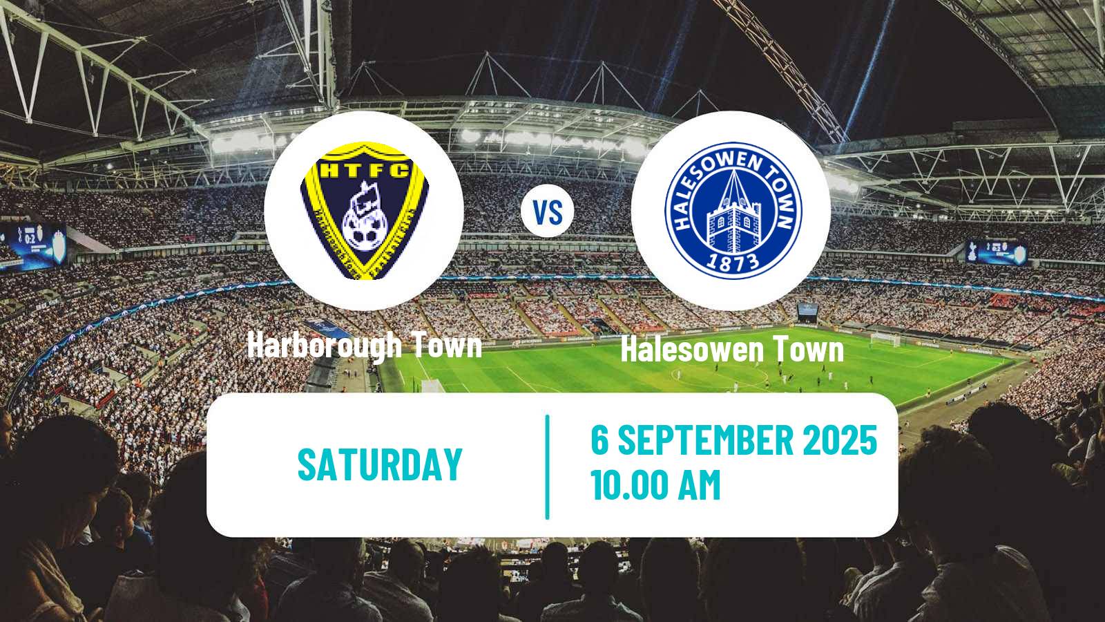 Football English Southern League Central Division Harborough Town - Halesowen Town