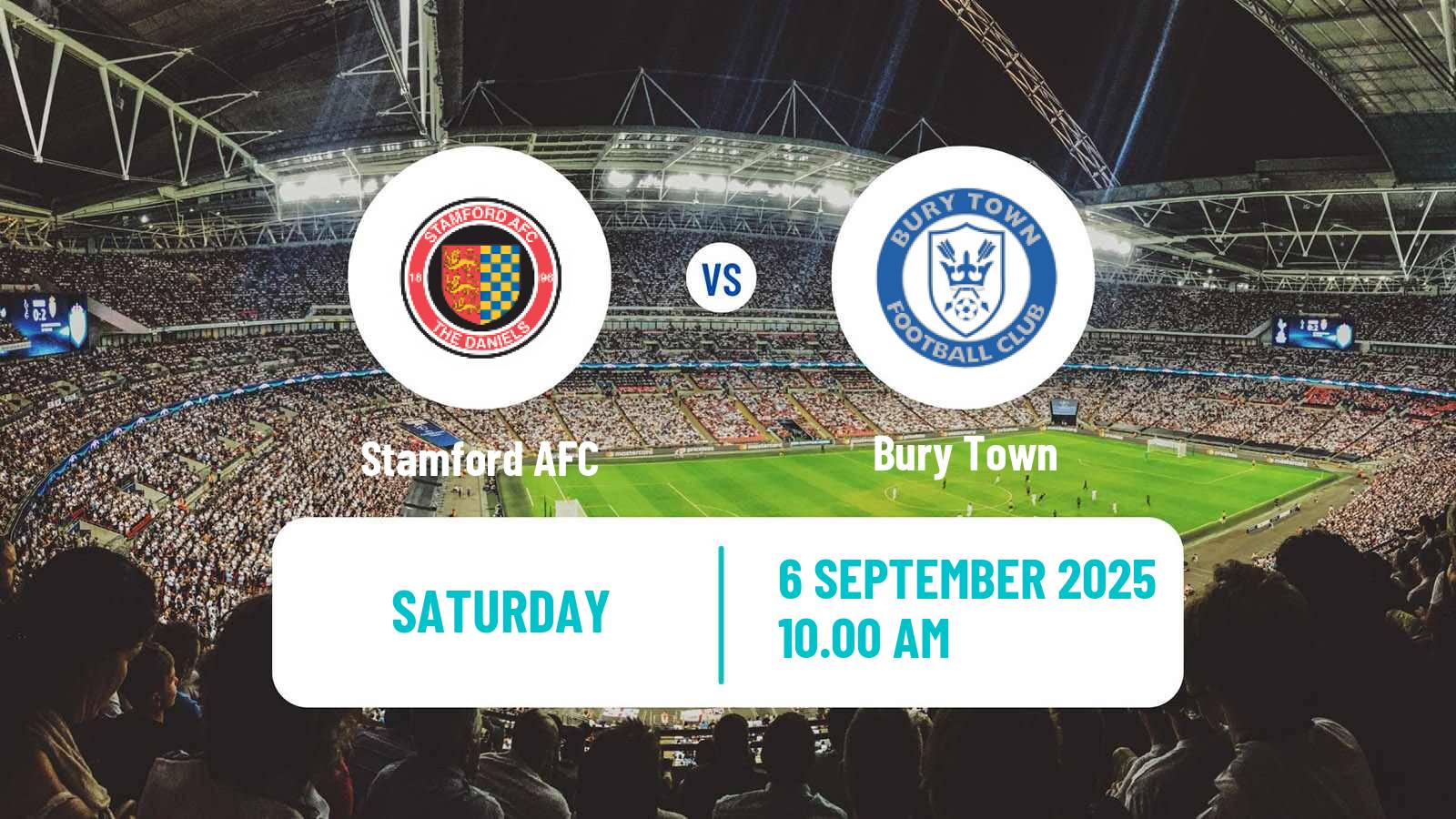 Football English Southern League Central Division Stamford - Bury Town