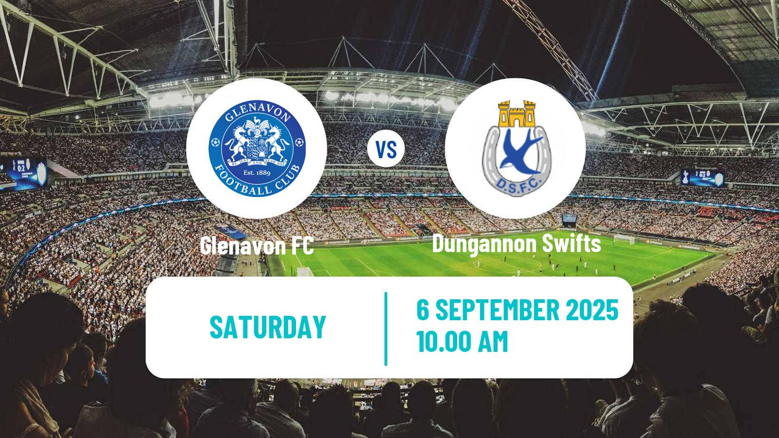 Football Northern Irish Premiership Glenavon - Dungannon Swifts