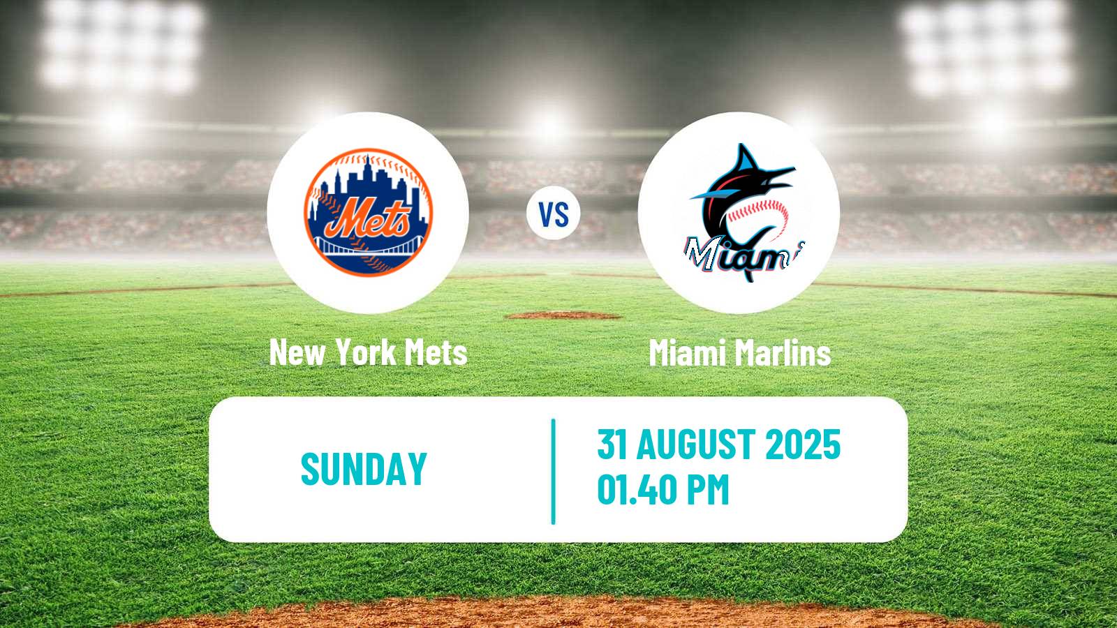 Baseball MLB New York Mets - Miami Marlins