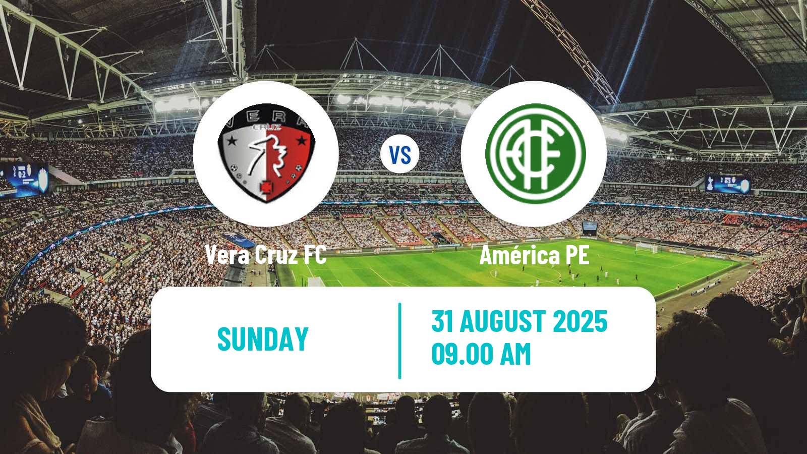 Football Brazilian Pernambucano 2 Vera Cruz - América PE