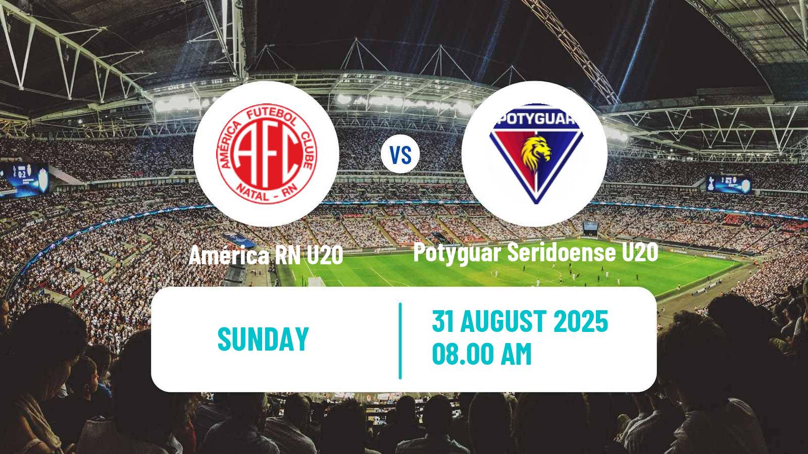 Football Brazilian Potiguar U20 América RN U20 - Potyguar Seridoense U20