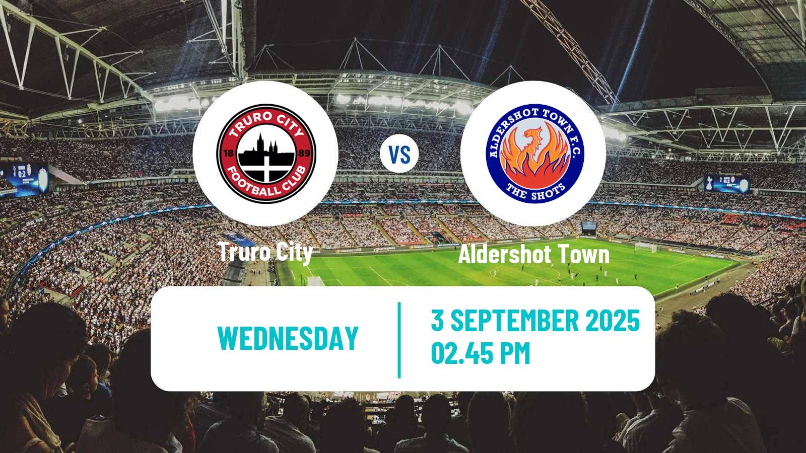 Football English National League Truro City - Aldershot Town