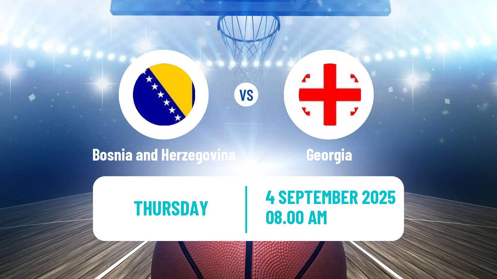Basketball EuroBasket Bosnia and Herzegovina - Georgia