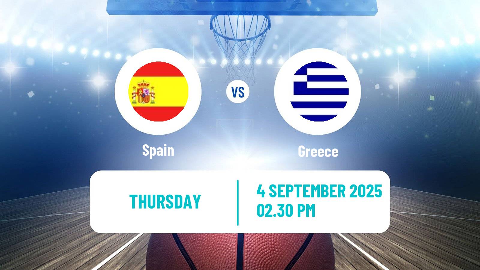 Basketball EuroBasket Spain - Greece