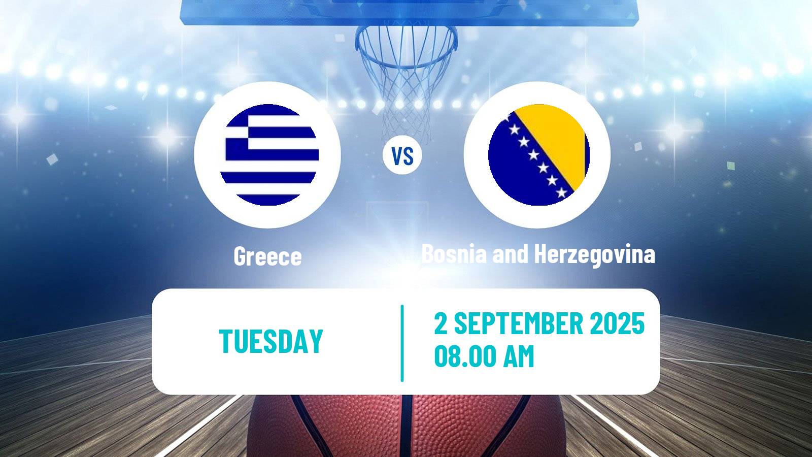 Basketball EuroBasket Greece - Bosnia and Herzegovina