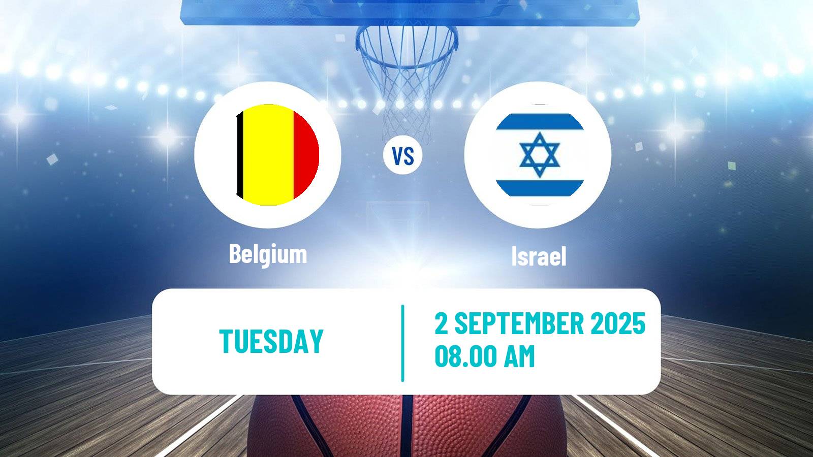 Basketball EuroBasket Belgium - Israel