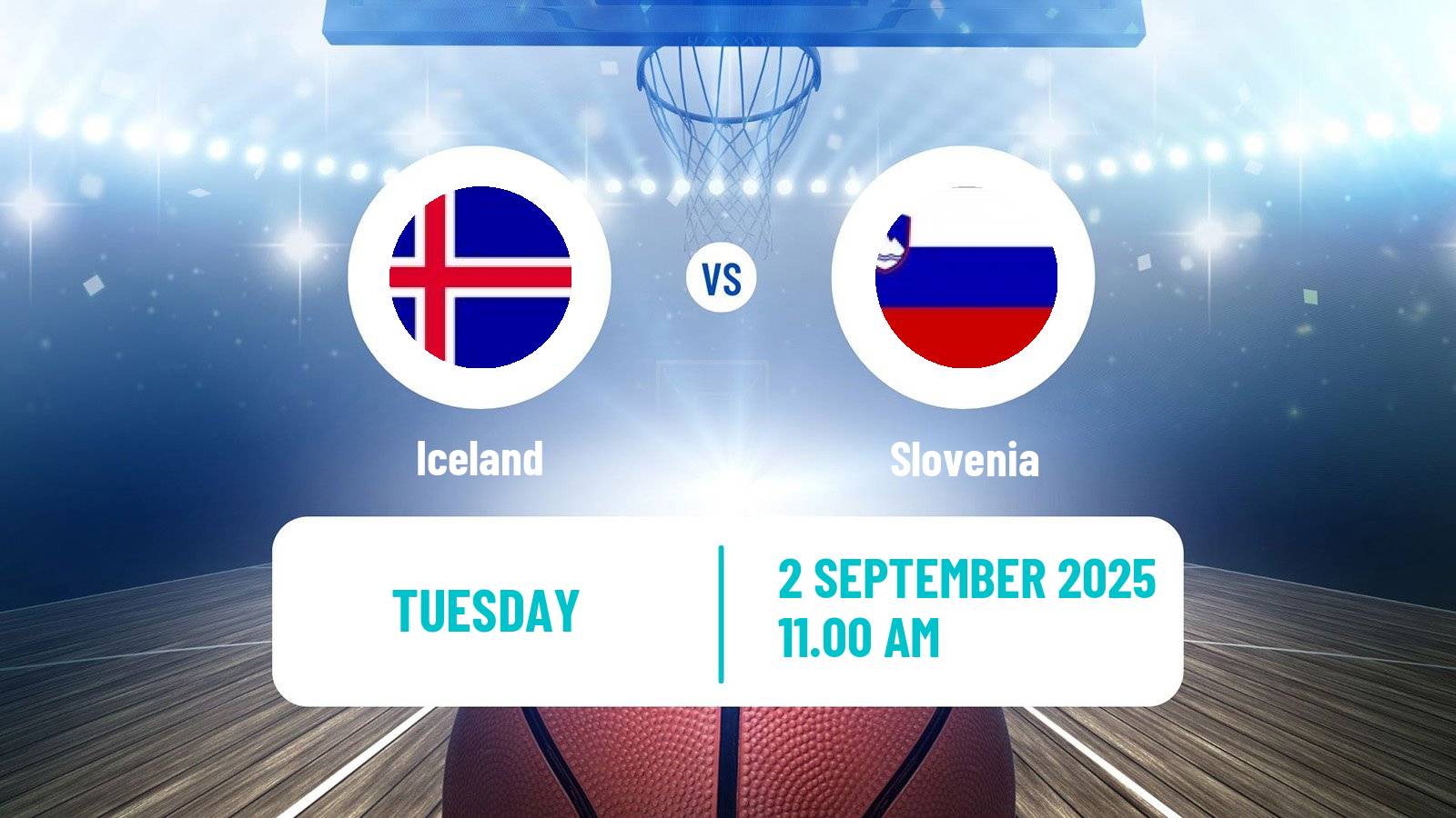 Basketball EuroBasket Iceland - Slovenia