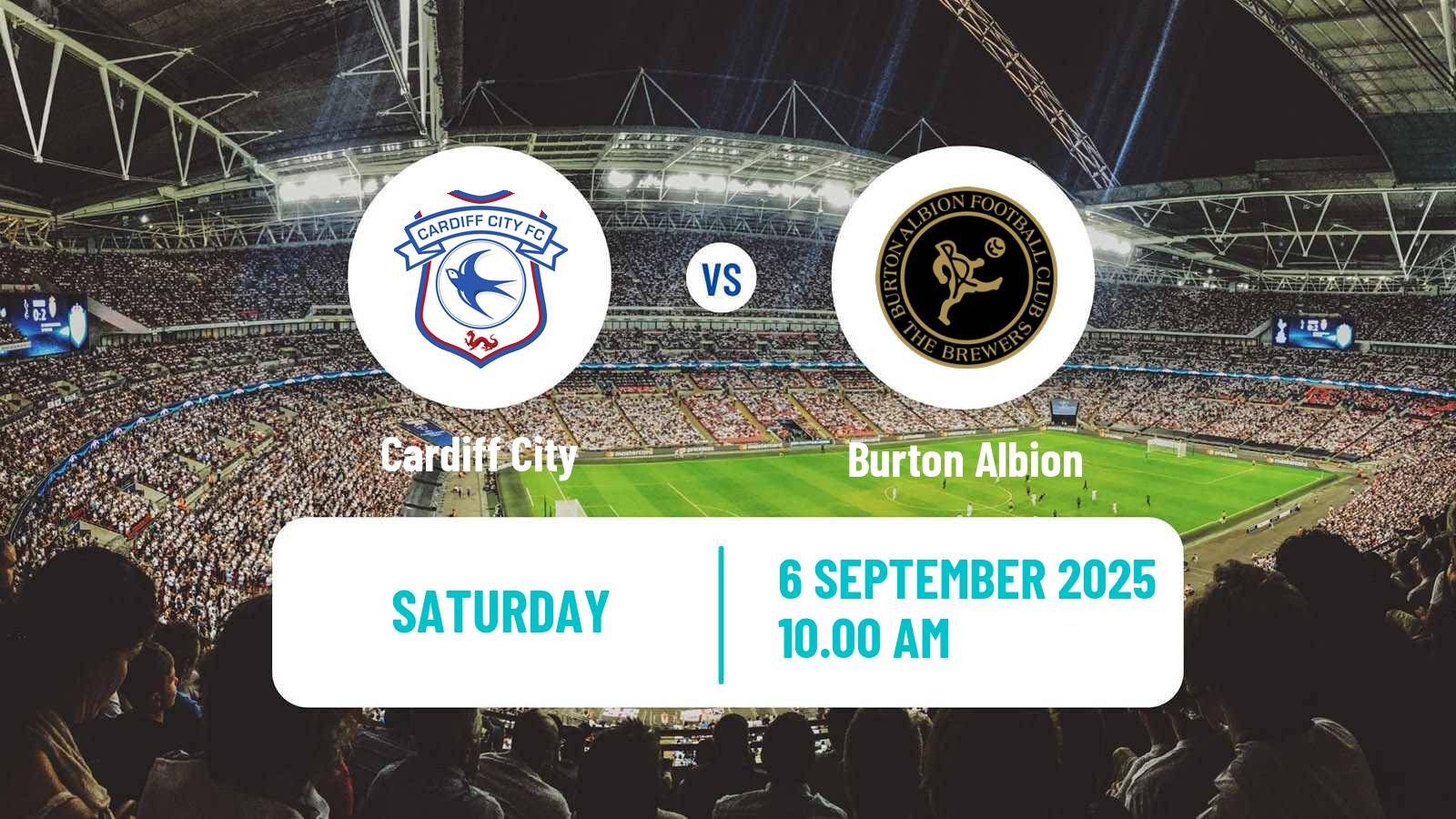 Football English League One Cardiff City - Burton Albion