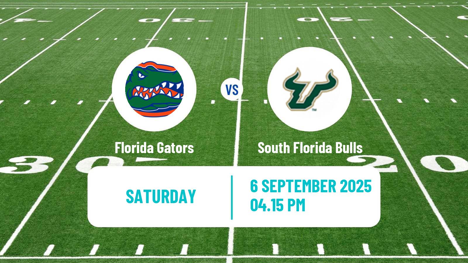 American football NCAA College Football Florida Gators - South Florida Bulls