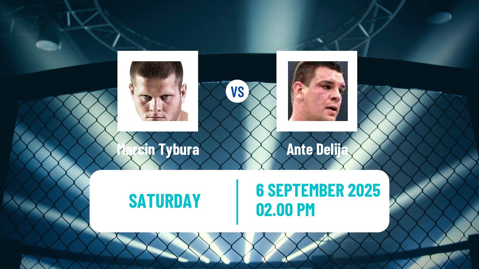 MMA Heavyweight UFC Men Marcin Tybura - Ante Delija