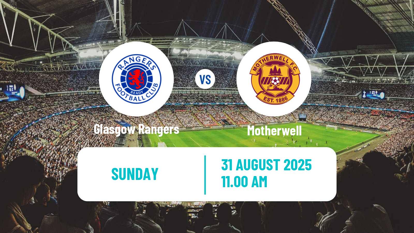 Football Scottish SWPL 1 Women Glasgow Rangers - Motherwell