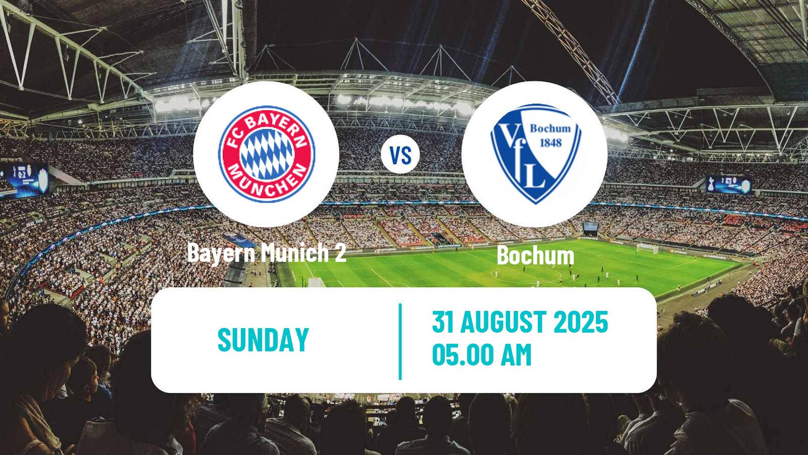 Football German 2 Bundesliga Women Bayern Munich 2 - Bochum