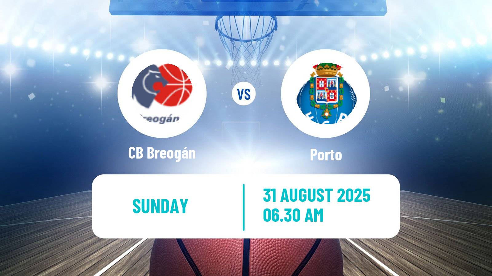 Basketball Club Friendly Basketball CB Breogán - Porto