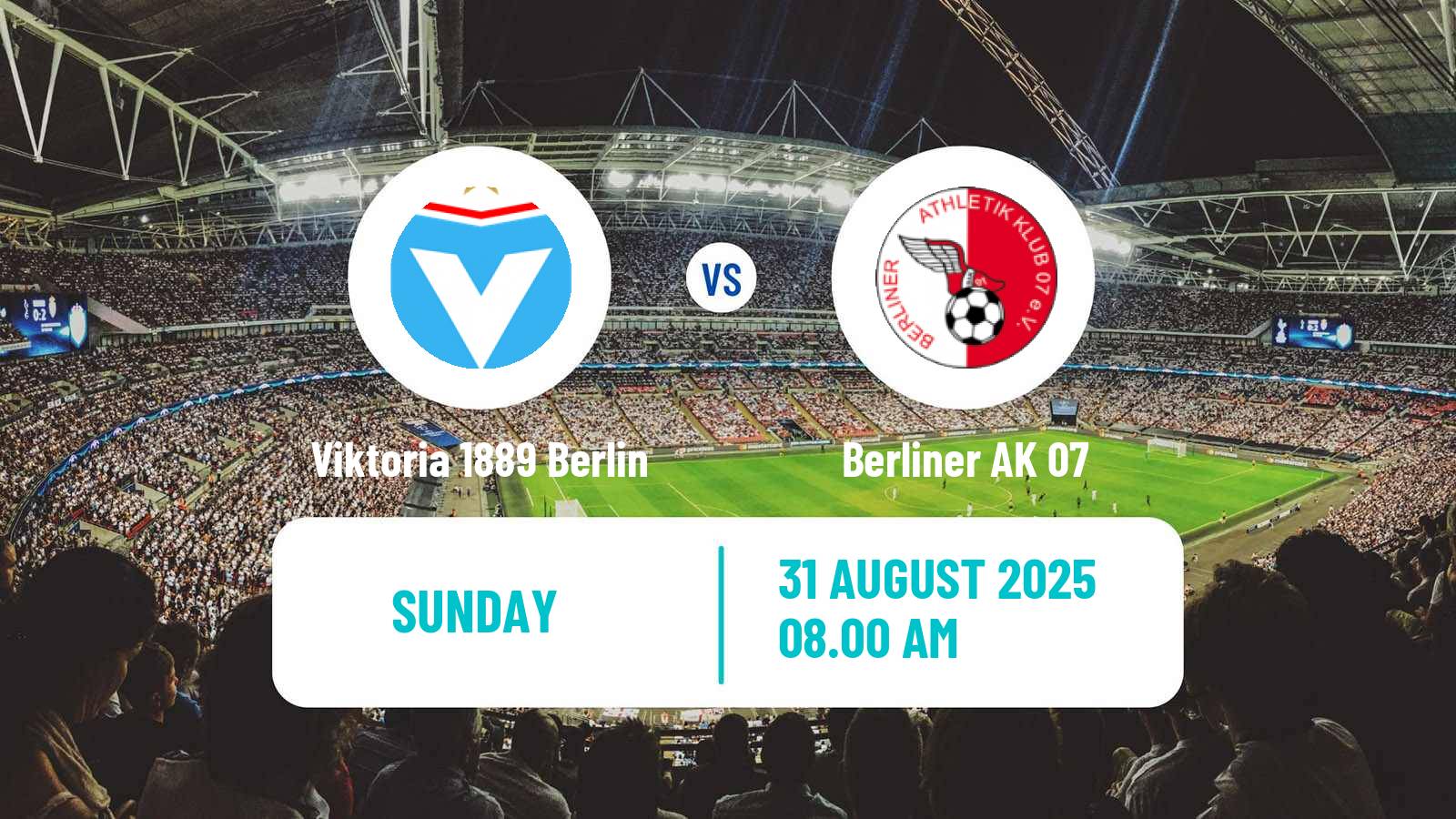 Football German Oberliga NOFV-Nord Viktoria 1889 Berlin - Berliner AK 07