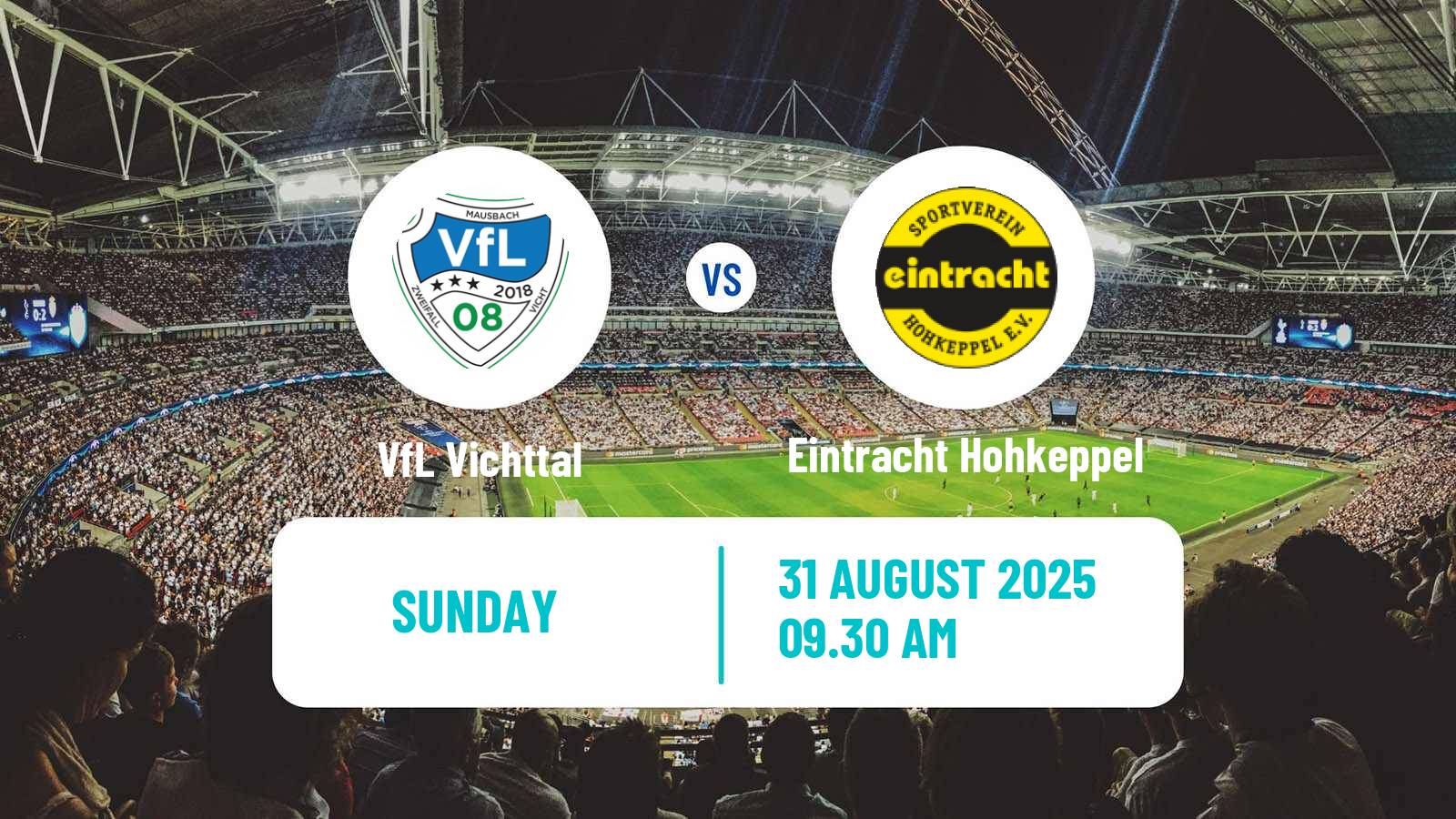 Football German Oberliga Mittelrhein Vichttal - Eintracht Hohkeppel