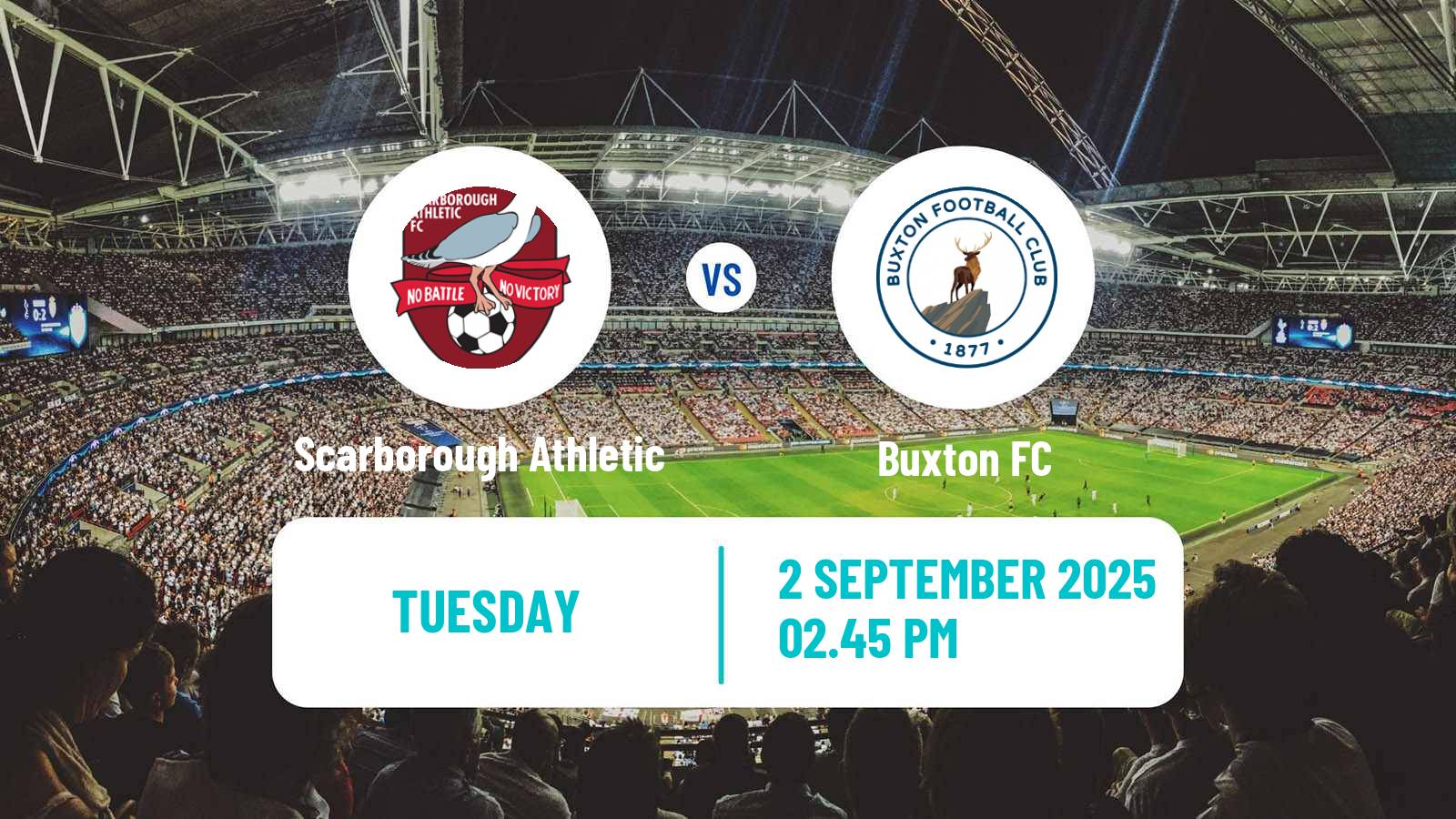 Football English National League North Scarborough Athletic - Buxton