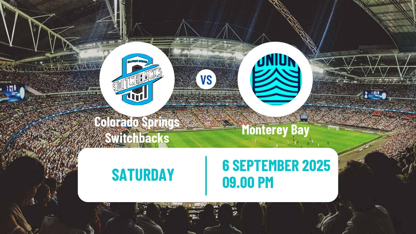 Football USL Championship Colorado Springs Switchbacks - Monterey Bay
