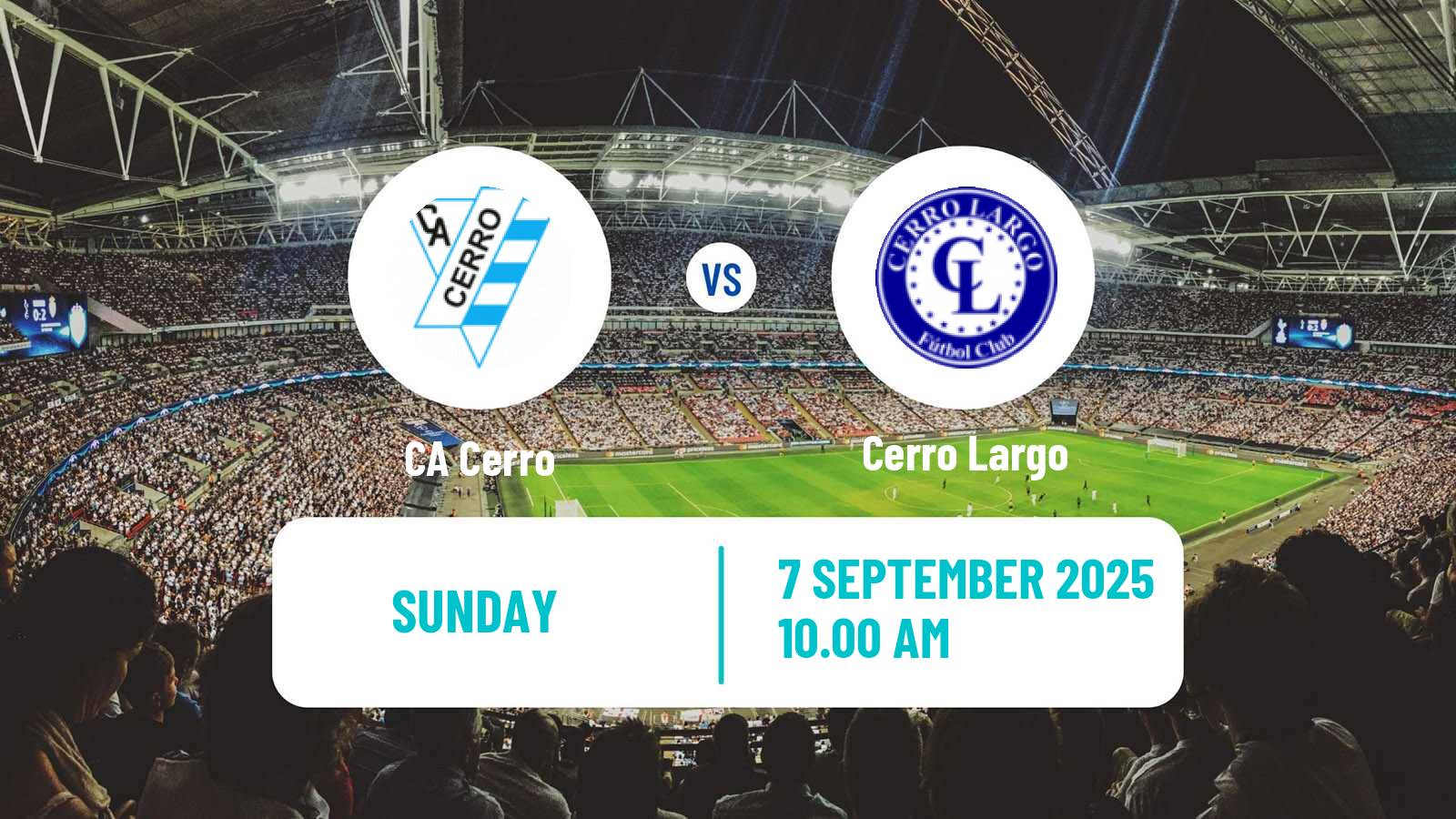 Football Uruguayan Primera Division Cerro - Cerro Largo
