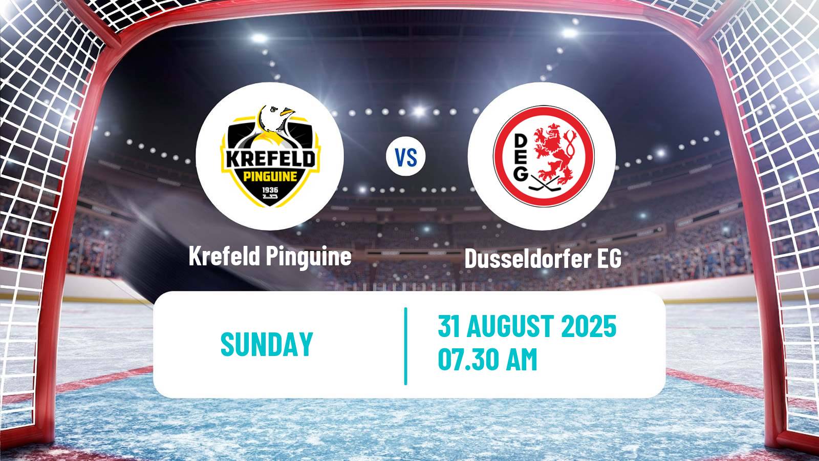 Hockey Club Friendly Ice Hockey Krefeld Pinguine - Dusseldorfer EG
