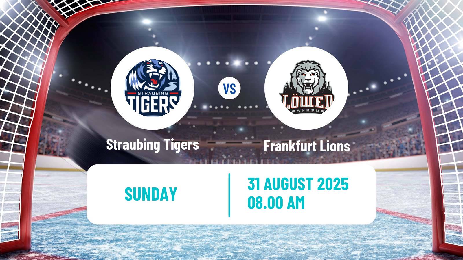 Hockey Club Friendly Ice Hockey Straubing Tigers - Frankfurt Lions