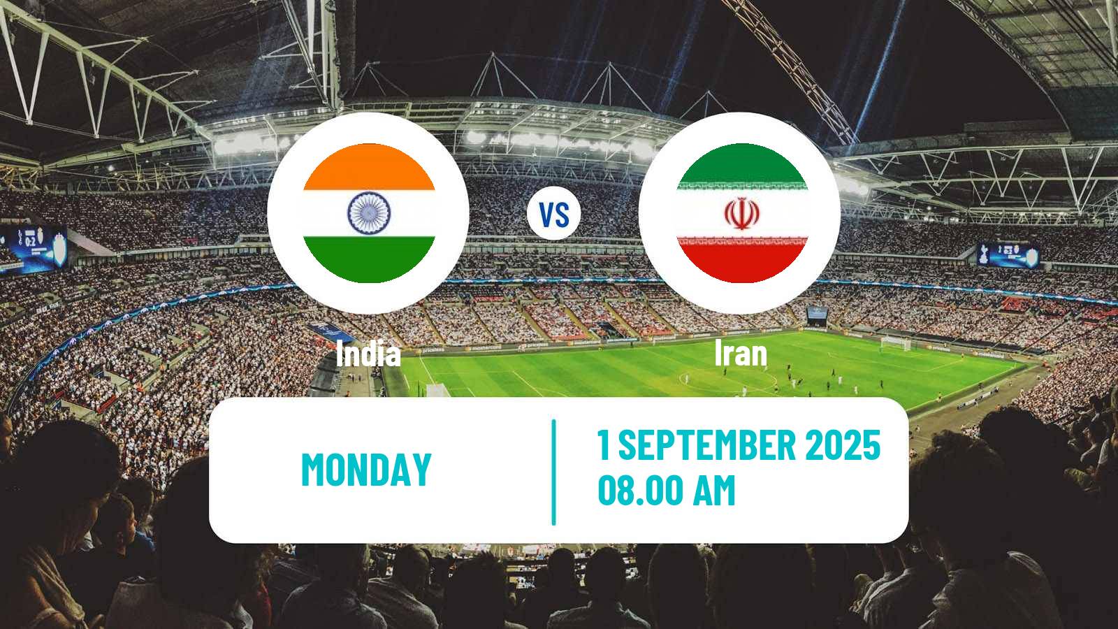 Football CAFA Nations Cup India - Iran