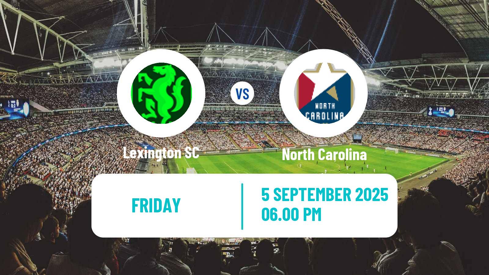 Football USL Championship Lexington - North Carolina