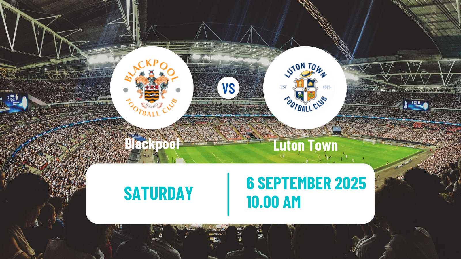 Football English League One Blackpool - Luton Town