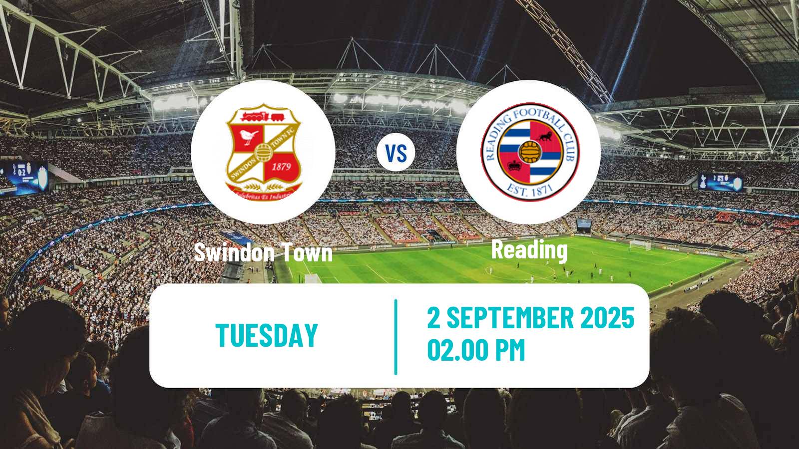 Football English EFL Trophy Swindon Town - Reading