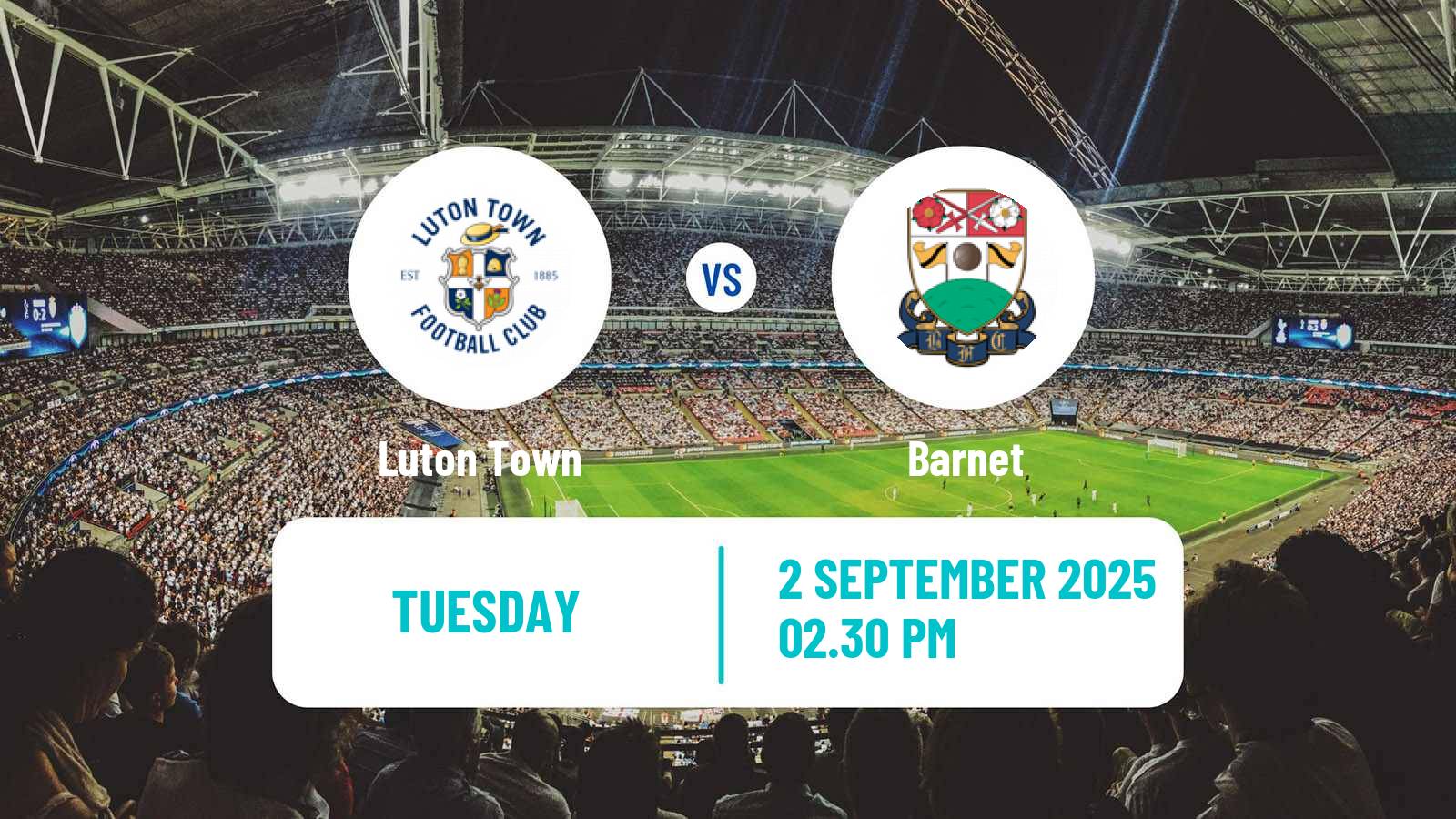 Football English EFL Trophy Luton Town - Barnet