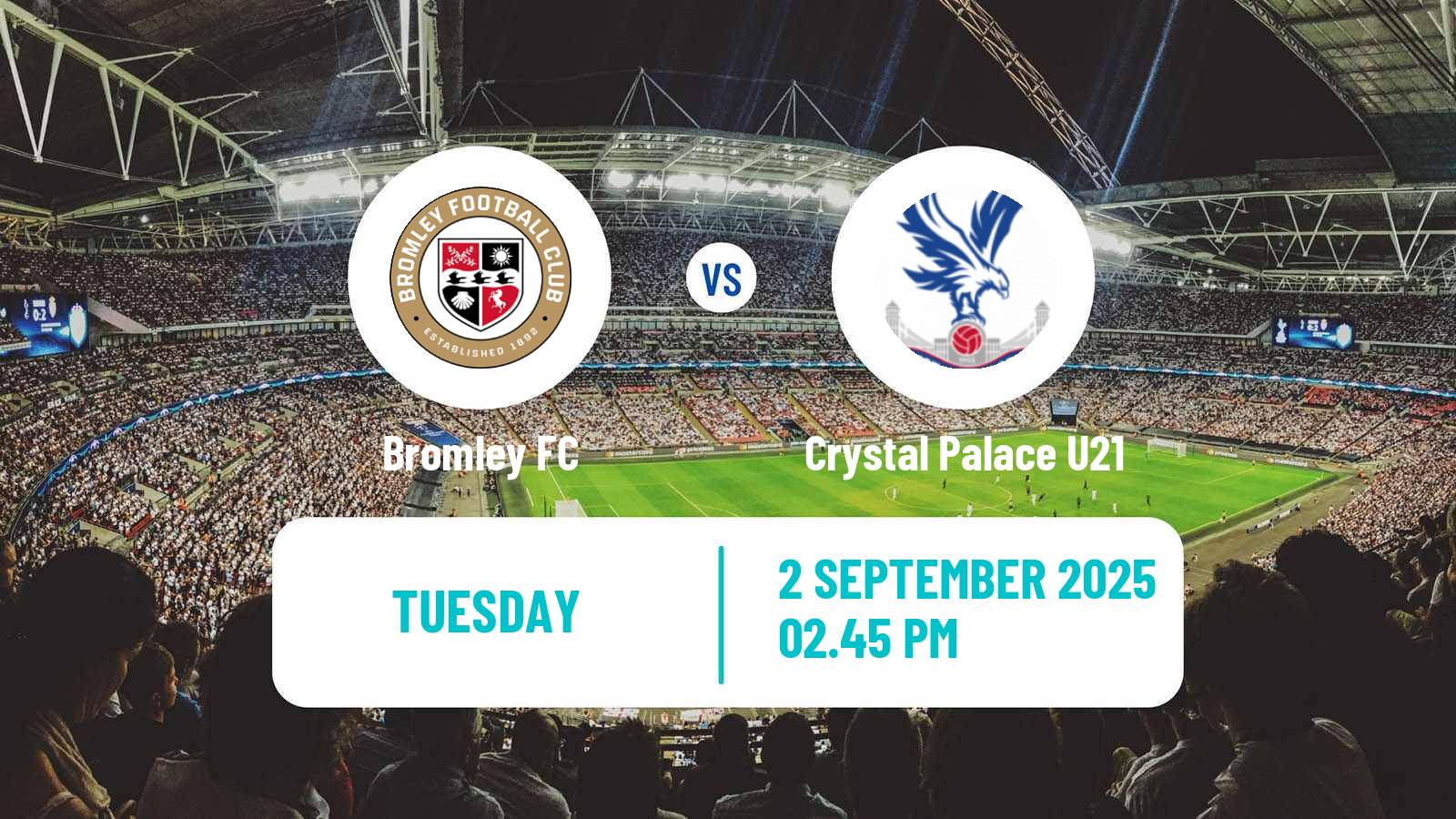 Football English EFL Trophy Bromley - Crystal Palace U21