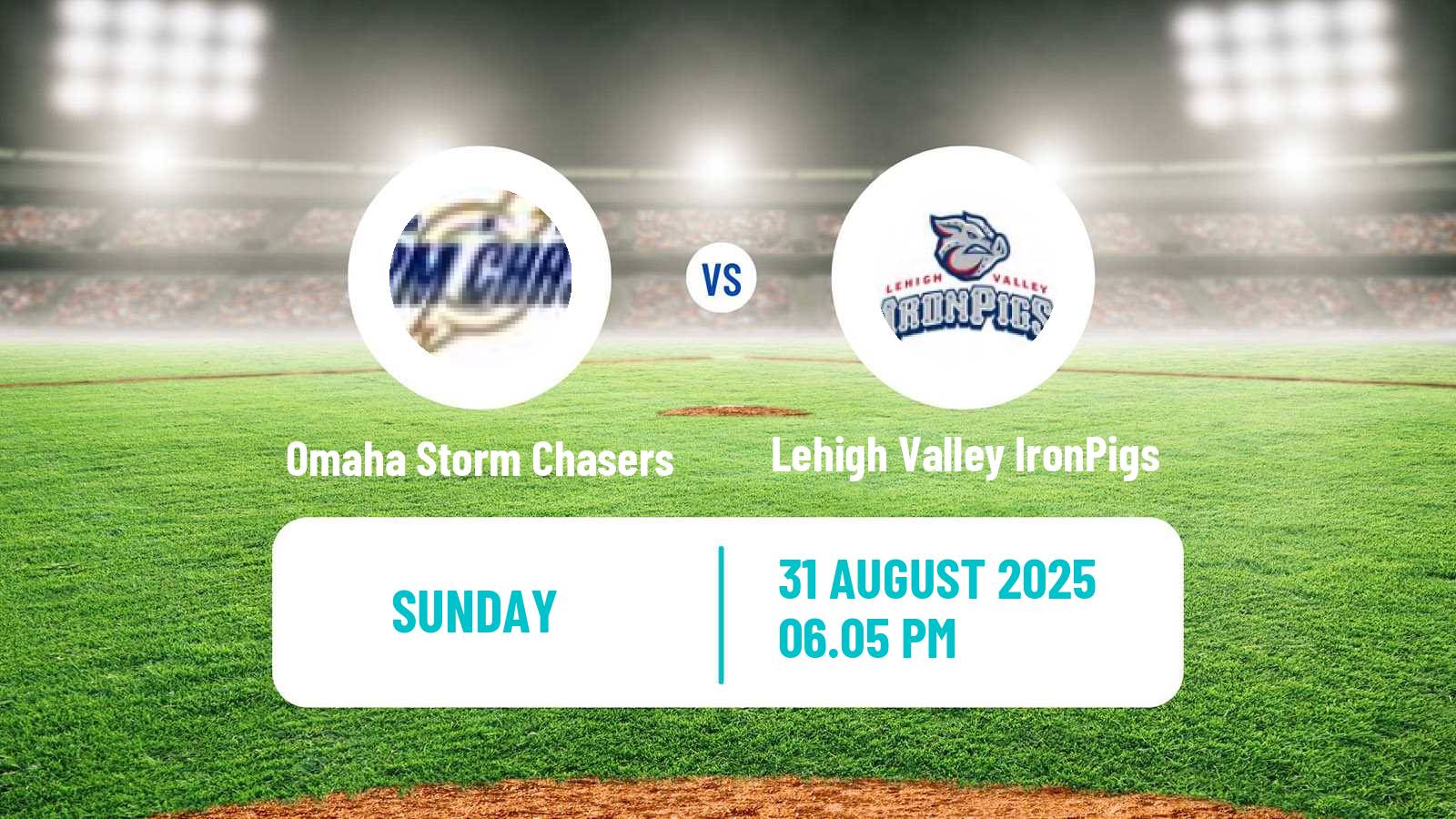 Baseball IL Omaha Storm Chasers - Lehigh Valley IronPigs