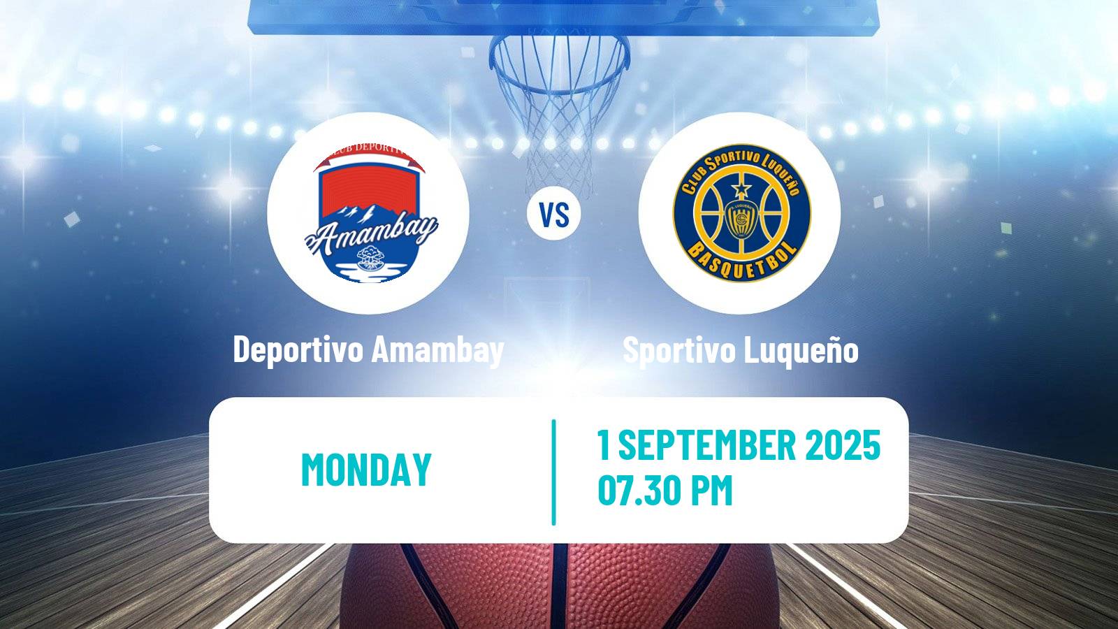 Basketball Paraguayan LNB Basketball Deportivo Amambay - Sportivo Luqueño