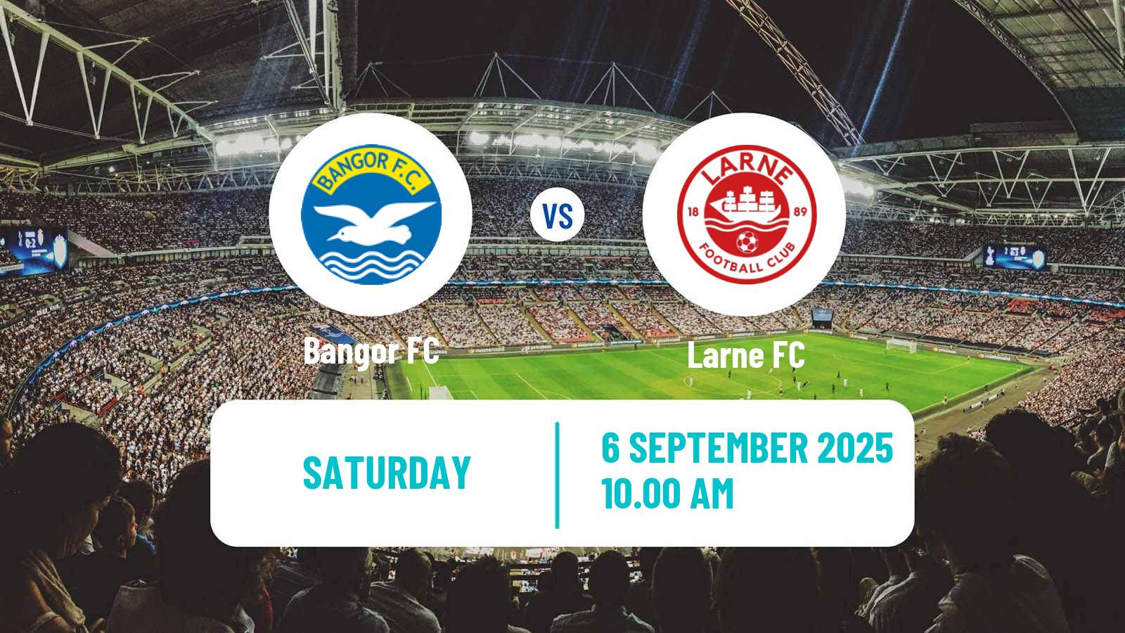 Football Northern Irish Premiership Bangor - Larne