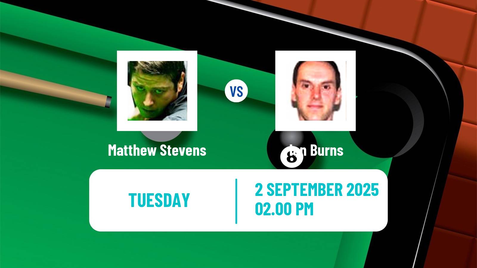 Snooker Grand Prix Matthew Stevens - Ian Burns