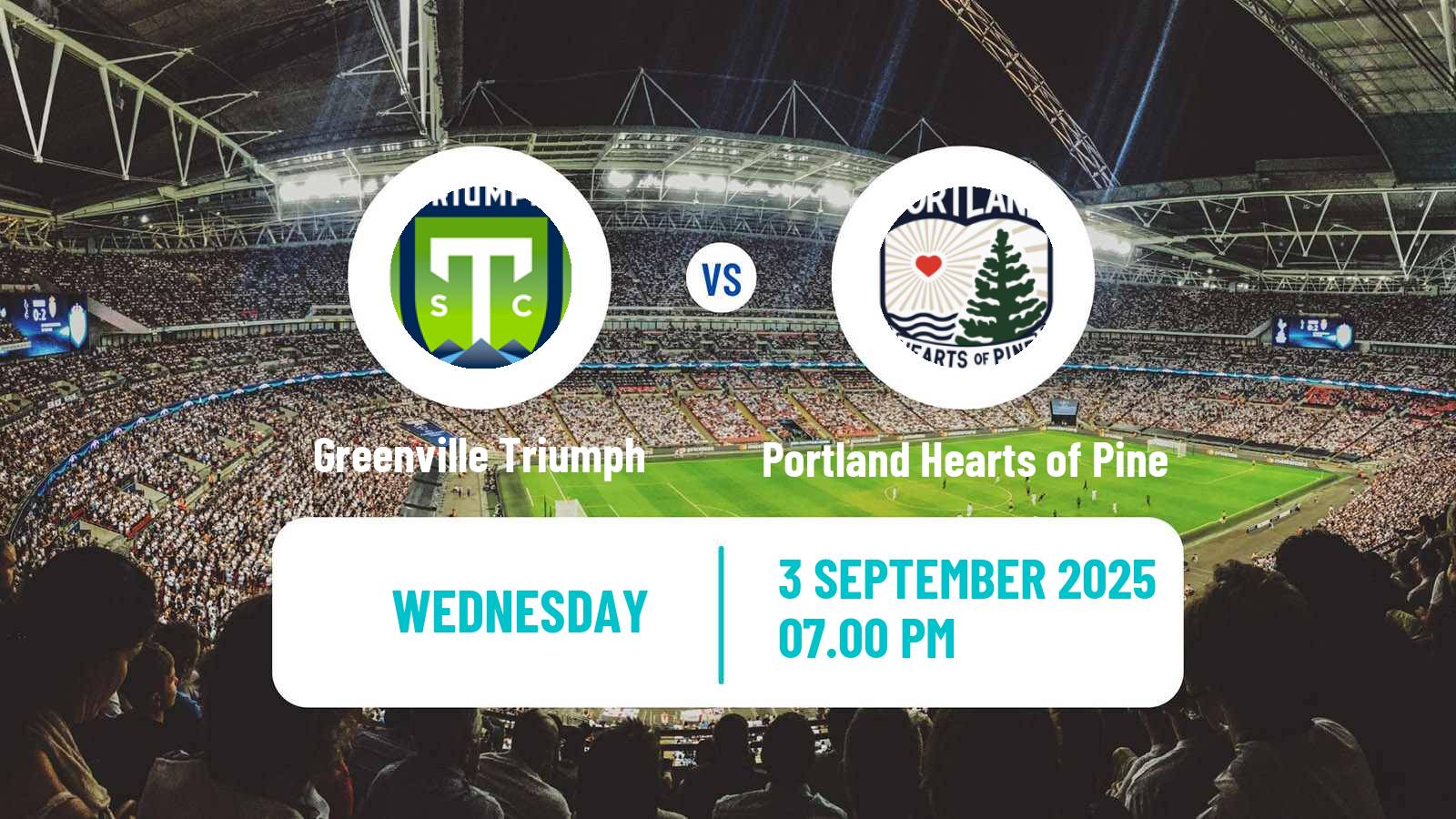 Football USL League One Greenville Triumph - Portland Hearts of Pine