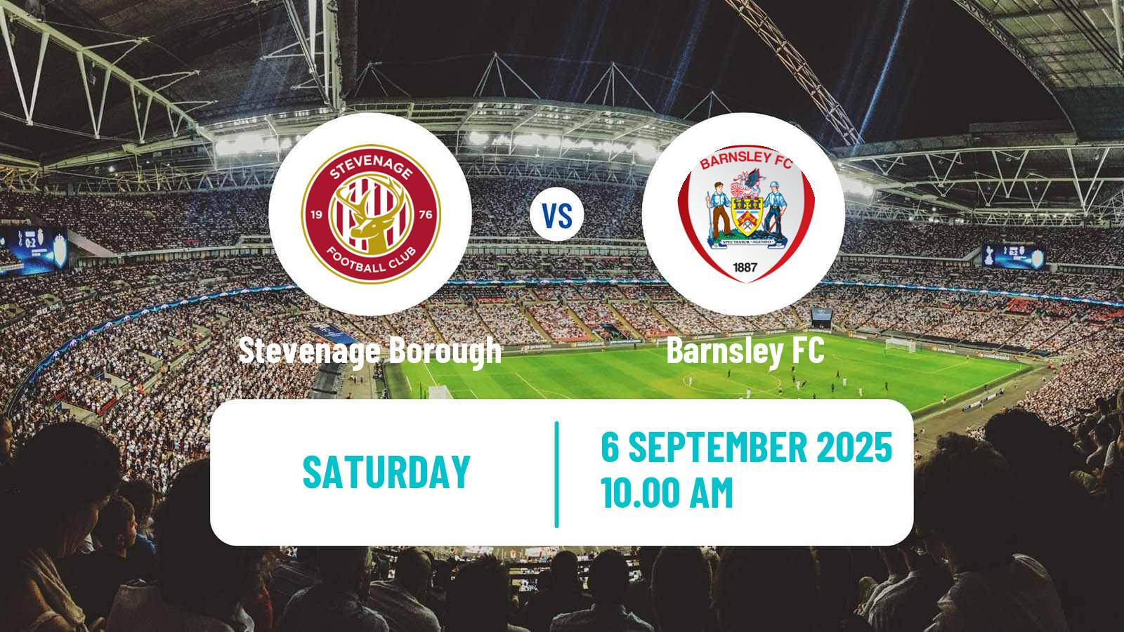 Football English League One Stevenage Borough - Barnsley
