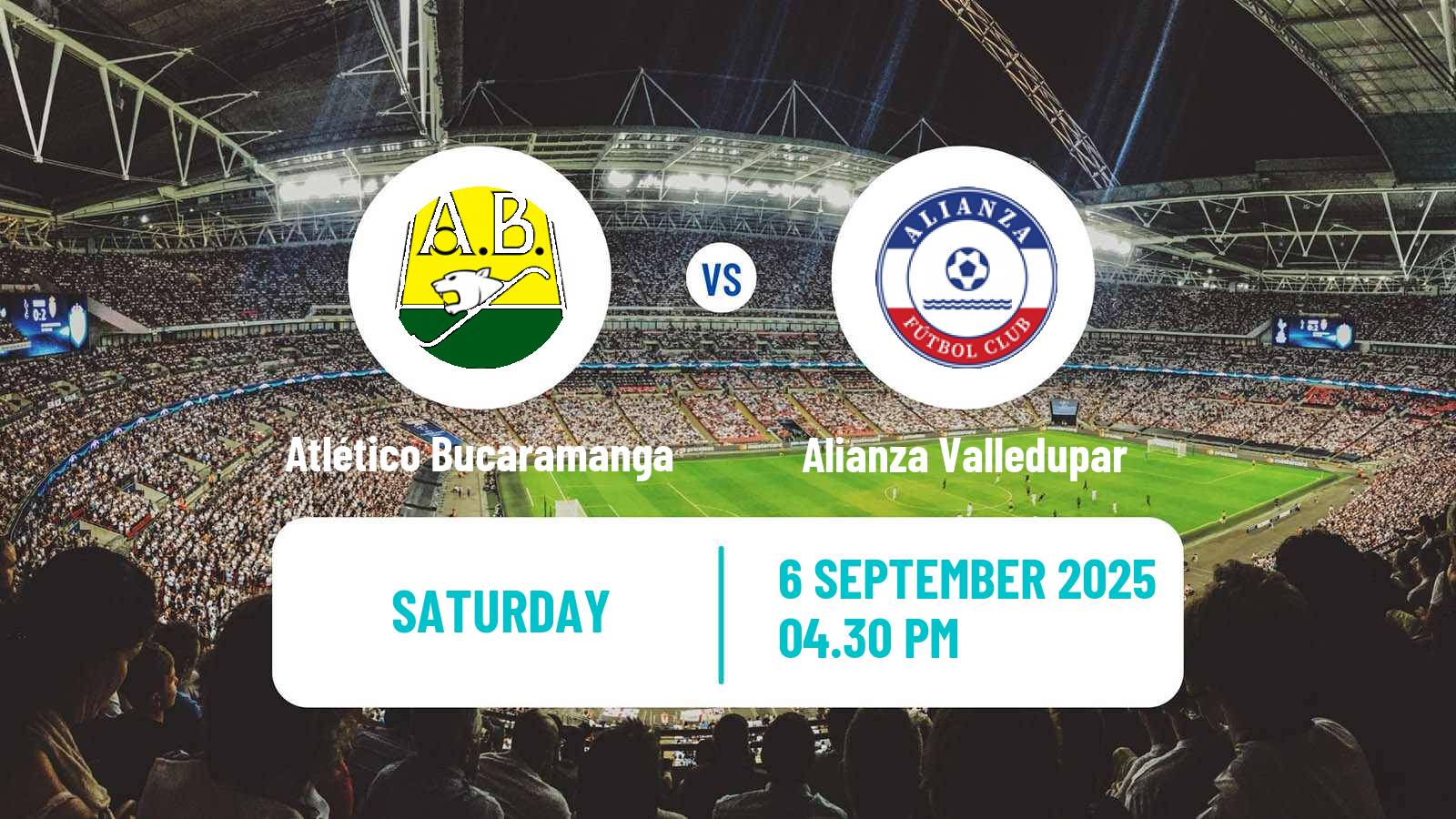 Football Colombian Primera A Atlético Bucaramanga - Alianza Valledupar