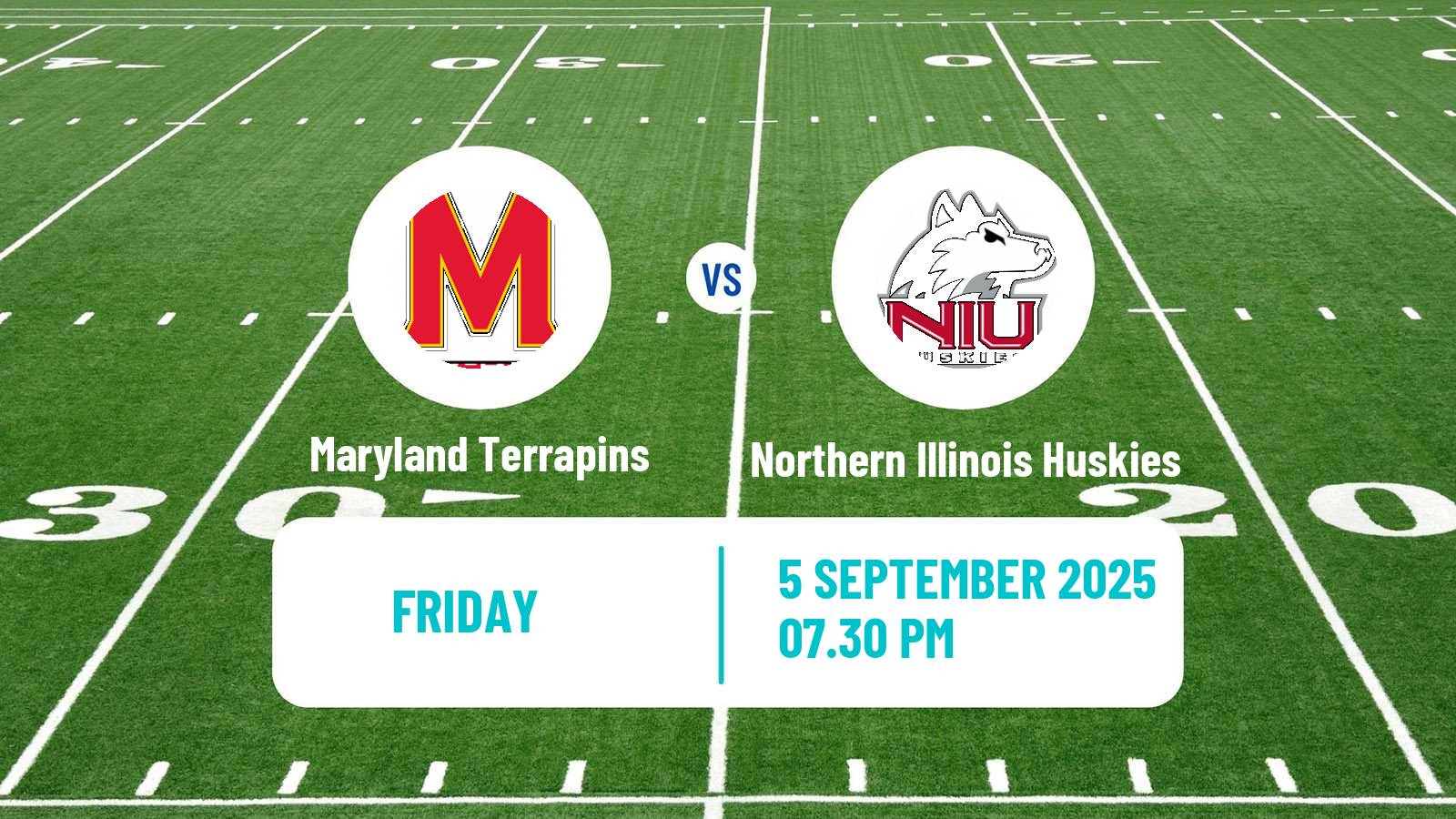 American football NCAA College Football Maryland Terrapins - Northern Illinois Huskies