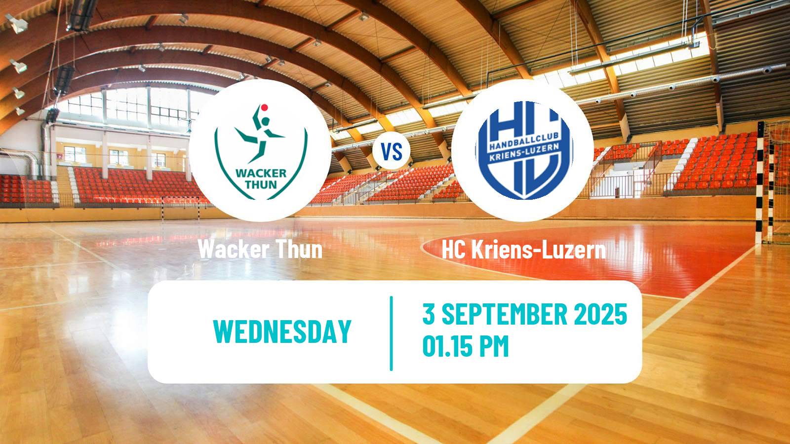 Handball Swiss NLA Handball Wacker Thun - HC Kriens-Luzern