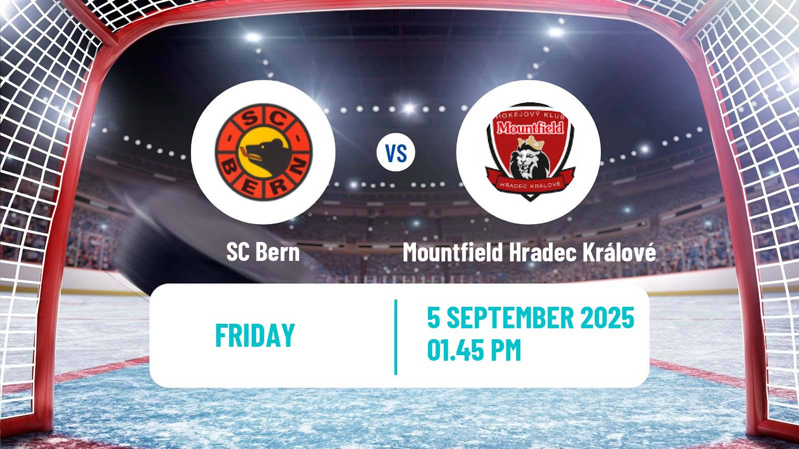 Hockey Champions League Ice Hockey Bern - Mountfield Hradec Králové
