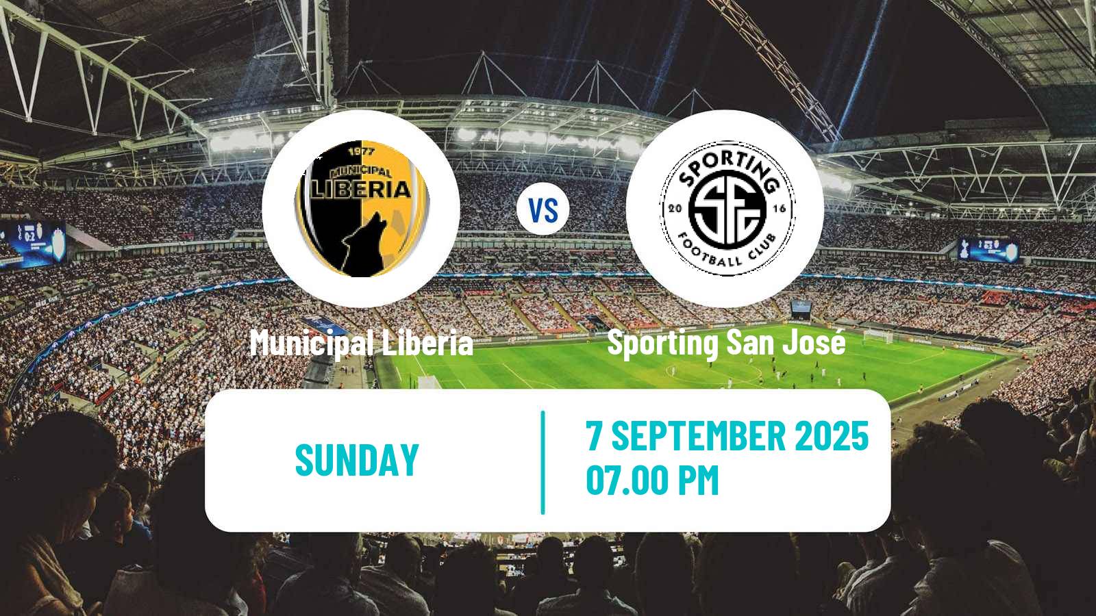 Football Costa Rican Primera Division Municipal Liberia - Sporting San José