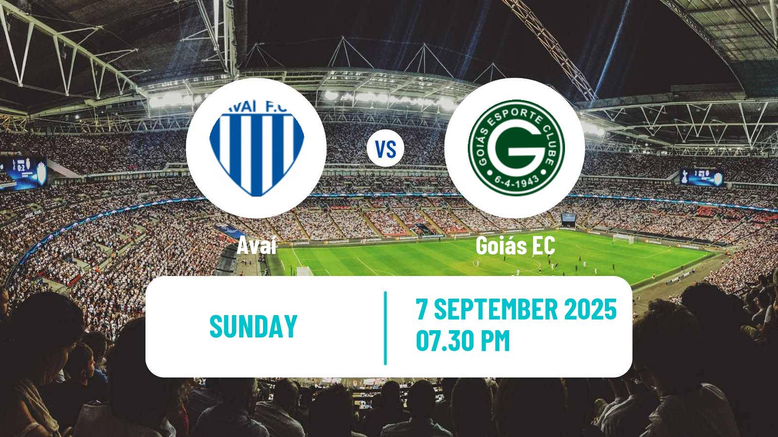 Football Brazilian Serie B Avaí - Goiás