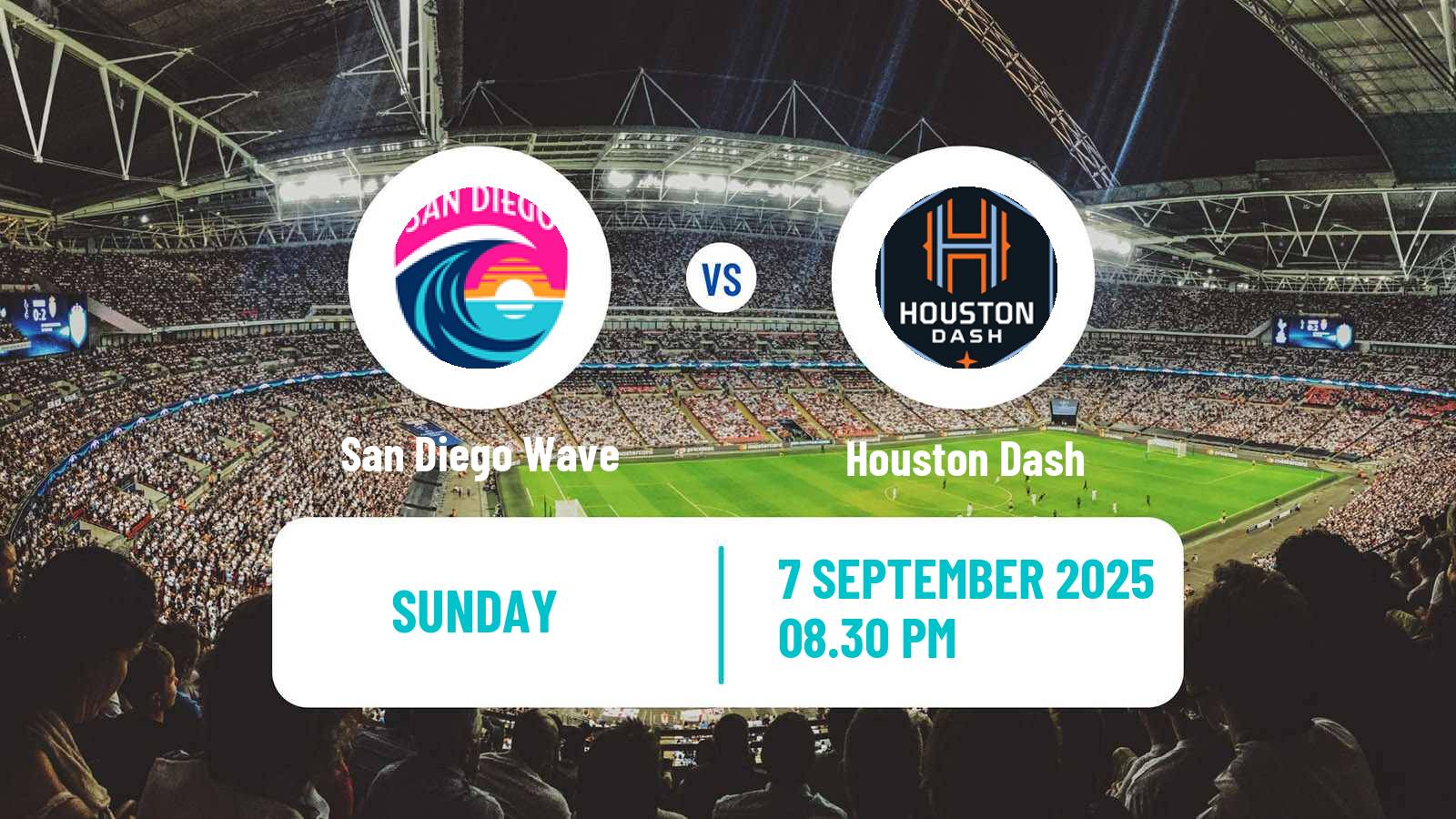 Football NWSL San Diego Wave - Houston Dash